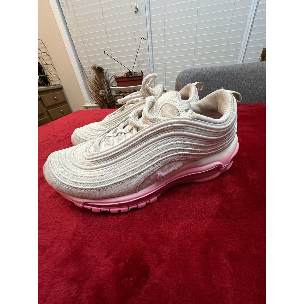 Nike Air Max 97 SE Chenille Swoosh Pink Foam Women's Size 7.5
